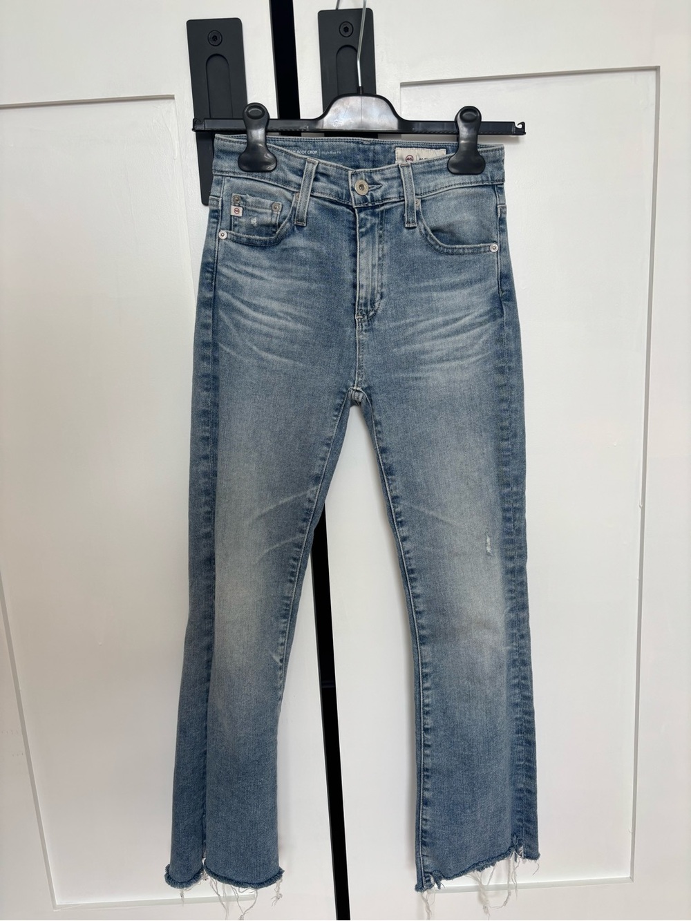 FARRAH BOOT CUT HIGH RISE Ag Adriano Goldschmied Light Blue Washed